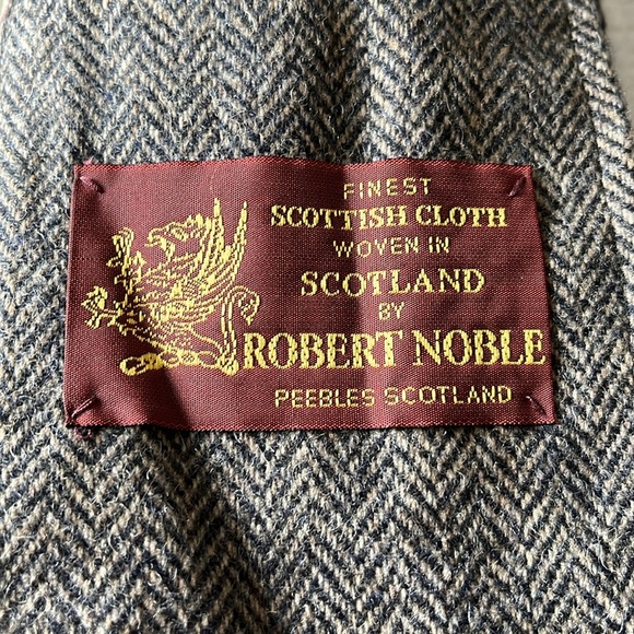 J. Crew Herringbone Robert Noble Scottish Blazer Size 6 Y2K Academia 100% Wool - Picture 5 of 9